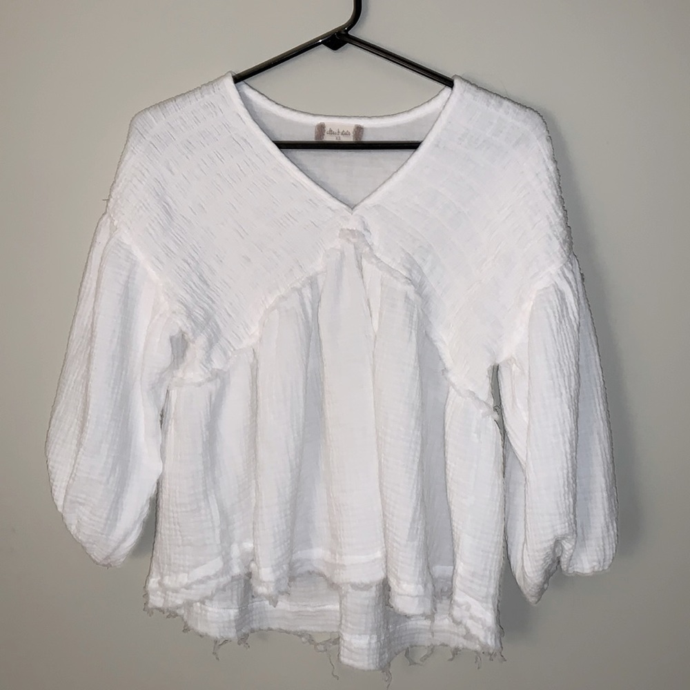 ALTAR’D STATE white gauze top. Worn twice!
